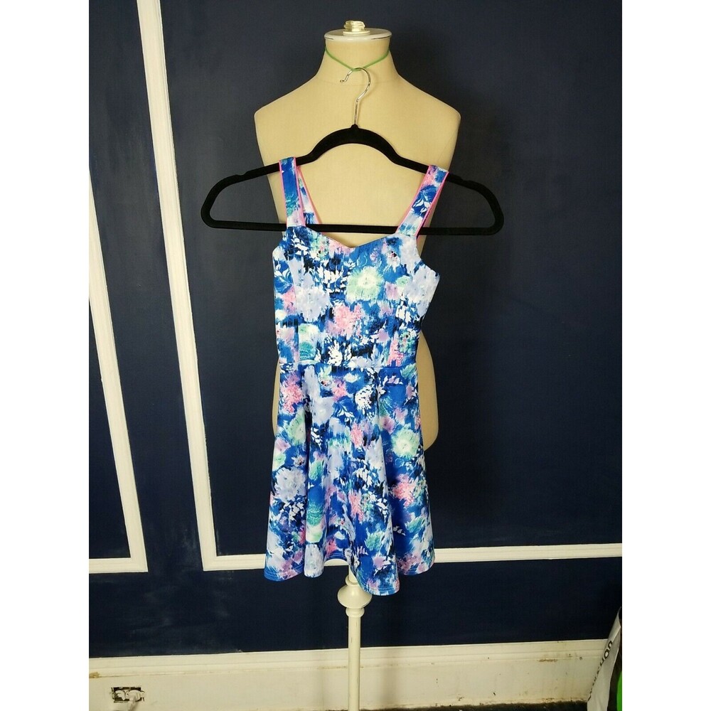 Sally Miller Couture Girls Dress size 7/8 Water color Print